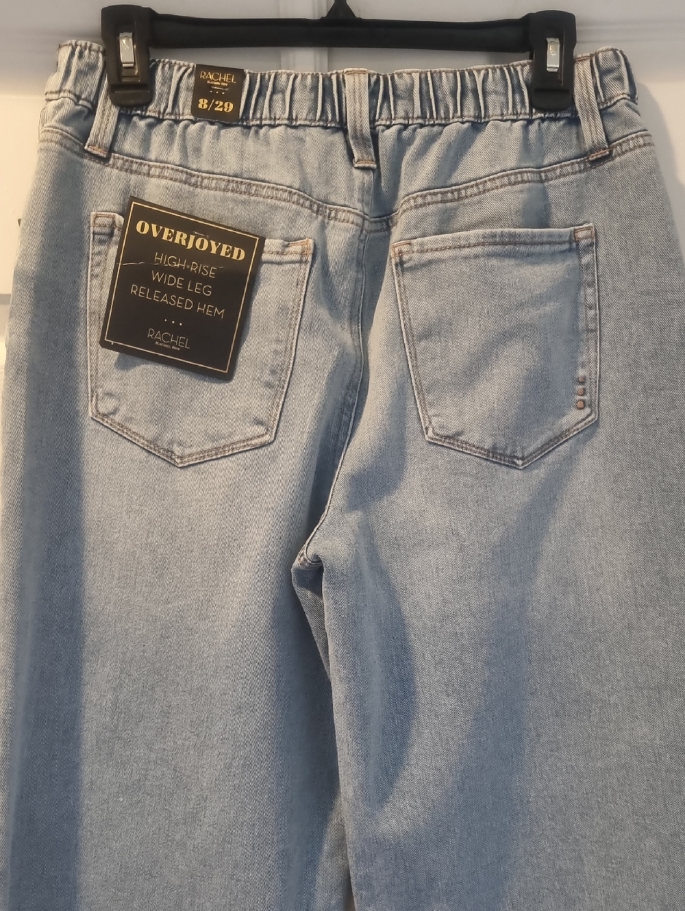 RACHEL By Rachel Roy Overjoyed Cropped High Rise Jeans Blue Size 8/29 - Picture 9 of 13